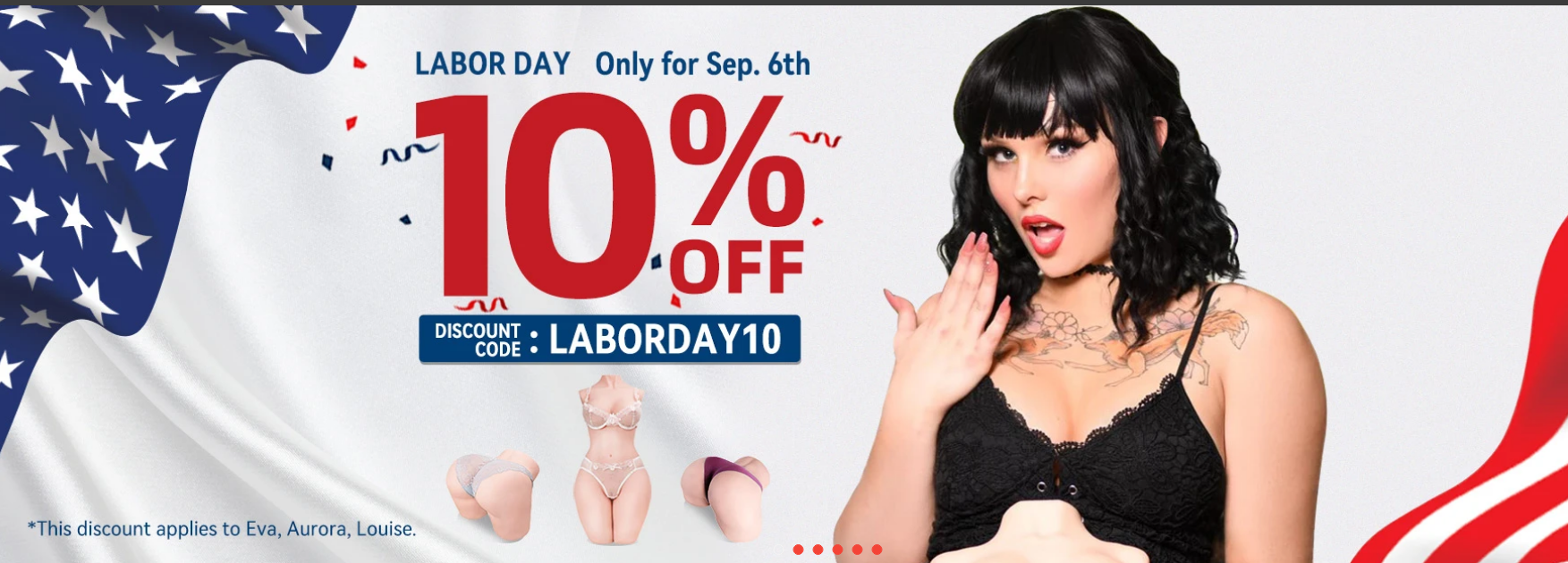 10% off tantaly labor day discount
